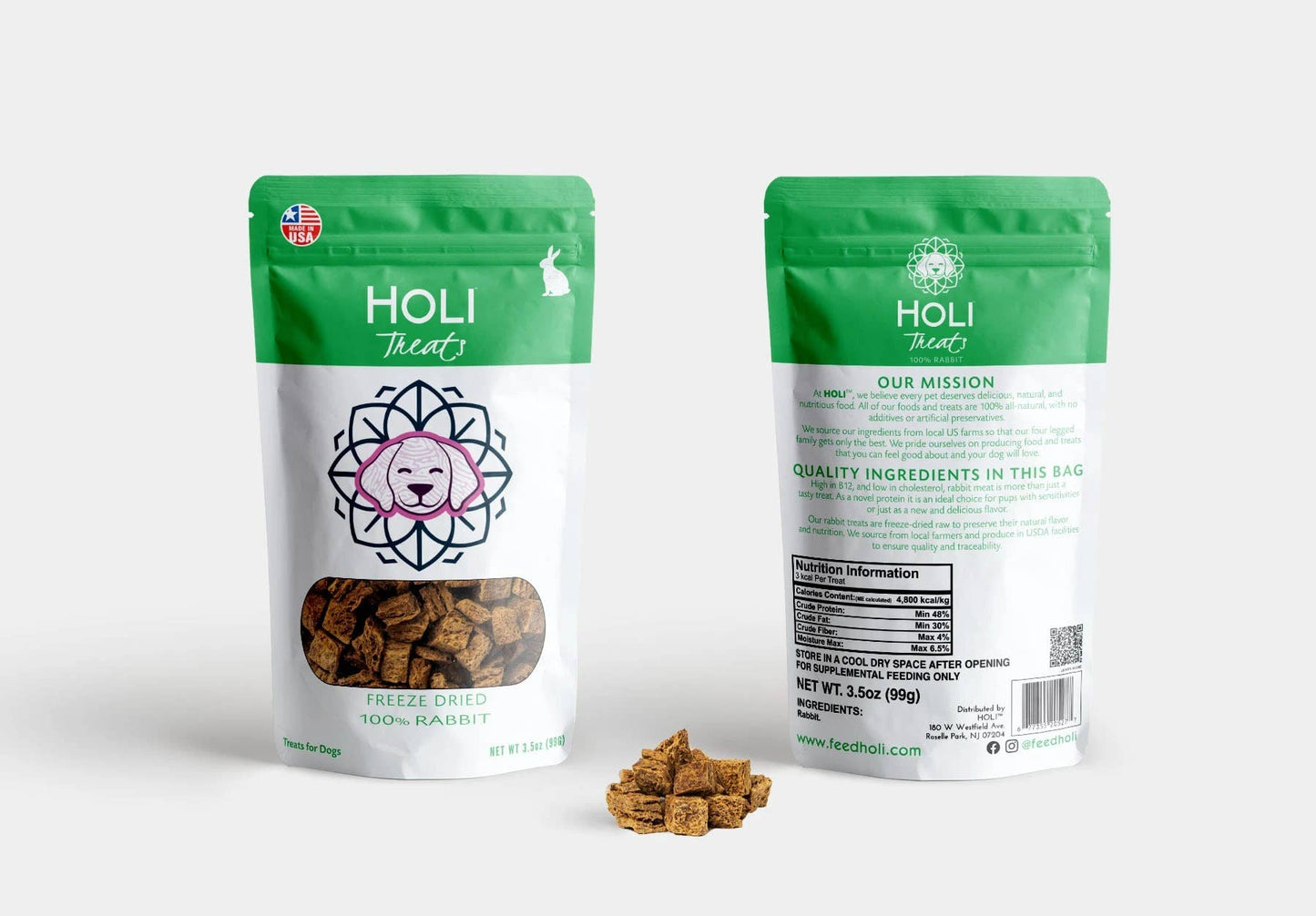 HOLI Rabbit Dog Treats