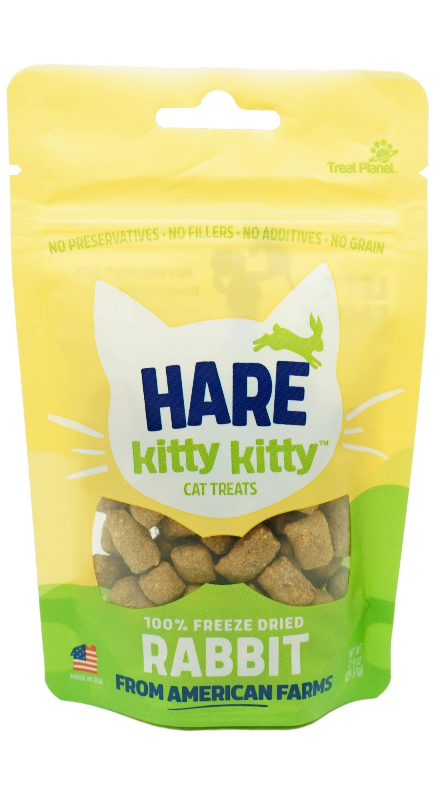Kitty Kitty Hare Freeze Dried Rabbit Treat .9oz