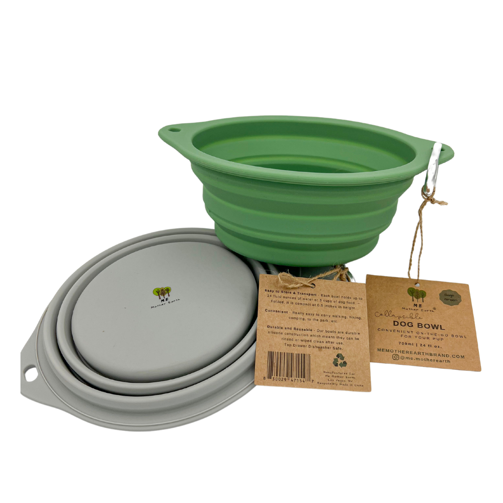 Collapsible Silicone Dog Bowl