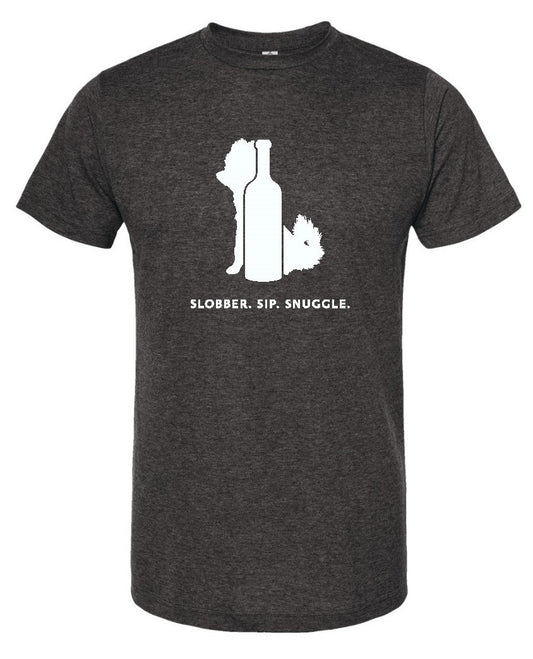 Wags & Wine "SSS" Tee (Dark Grey)