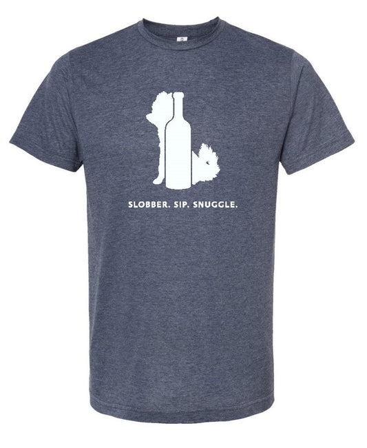 Wags & Wine "SSS" Tee (Navy)