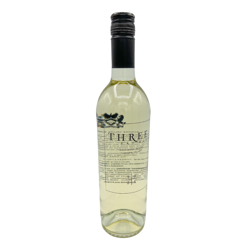 Three Fat Guys, 2021 Sonoma Valley Sauvignon Blanc