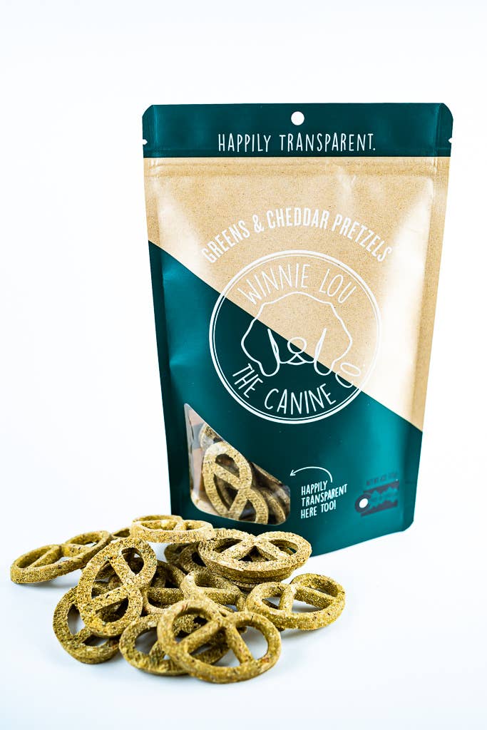 Greens & Cheddar Pretzels
