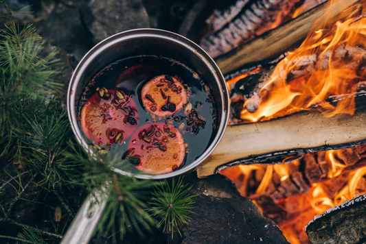  mulled wine in a pot
