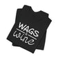 Wags & Wine Logo Text Tee