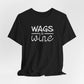 Wags & Wine Logo Text Tee