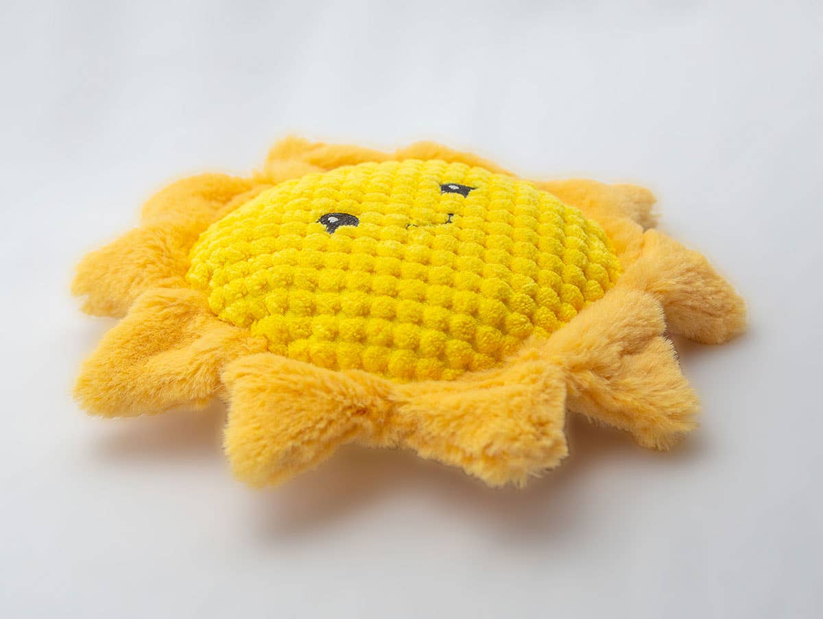 ThoozyPet Sun Plush Dog Toy 8"