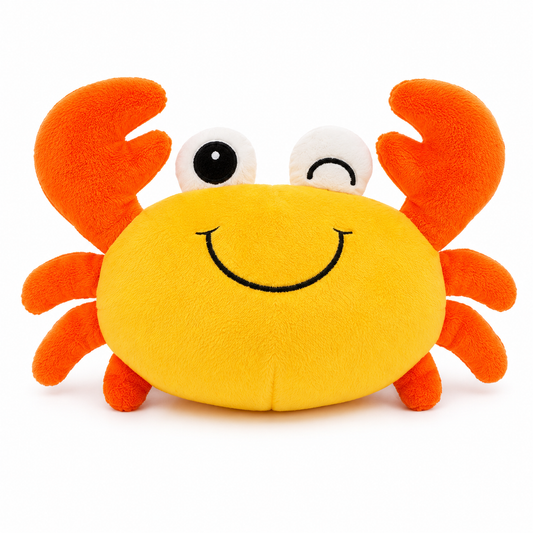 Sunny Snap Crab Dog Toy 7"