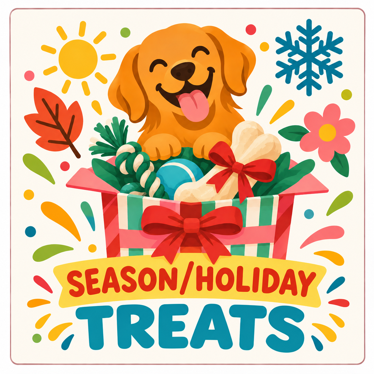 *Seasonal/Holiday Themed Dog Treats