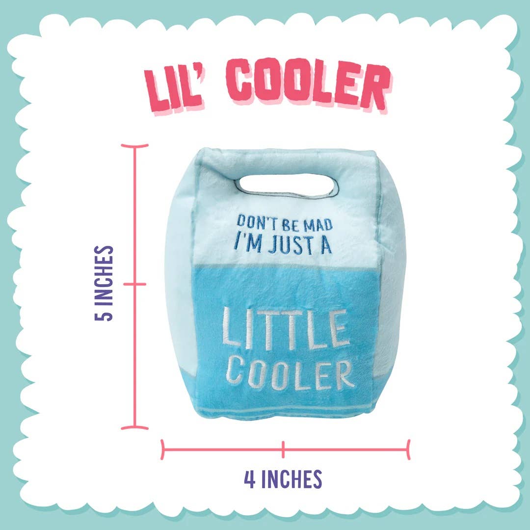 Lil Cooler Plush Dog Toy 5"