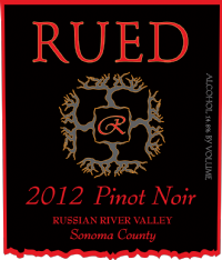 Rued Wines, 2018 Pinot Noir, Russian River Valley