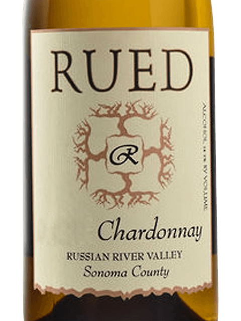 Rued Wines, 2022 Chardonnay, Dry Creek Valley