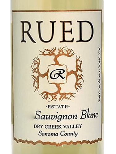 Rued Wines, 2020 Sauvignon Blanc, Dry Creek Valley