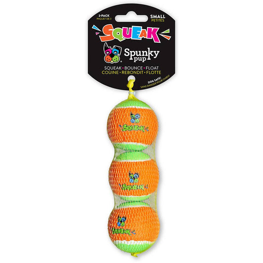 Squeaky Tennis Balls 3-Pack Small