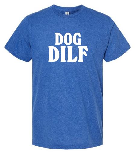 Dog DILF Tee, Blue