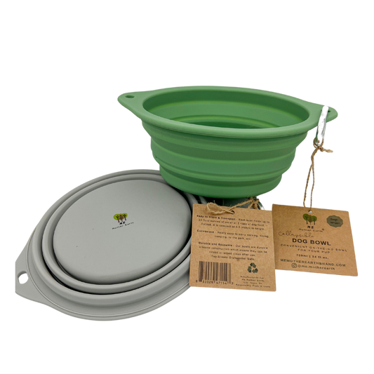 Collapsible Silicone Dog Bowl