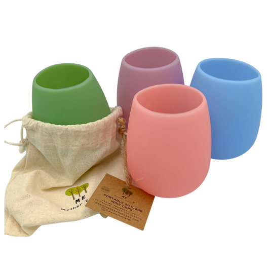 Portable Silicone Travel Wine Glass (1) + Bag