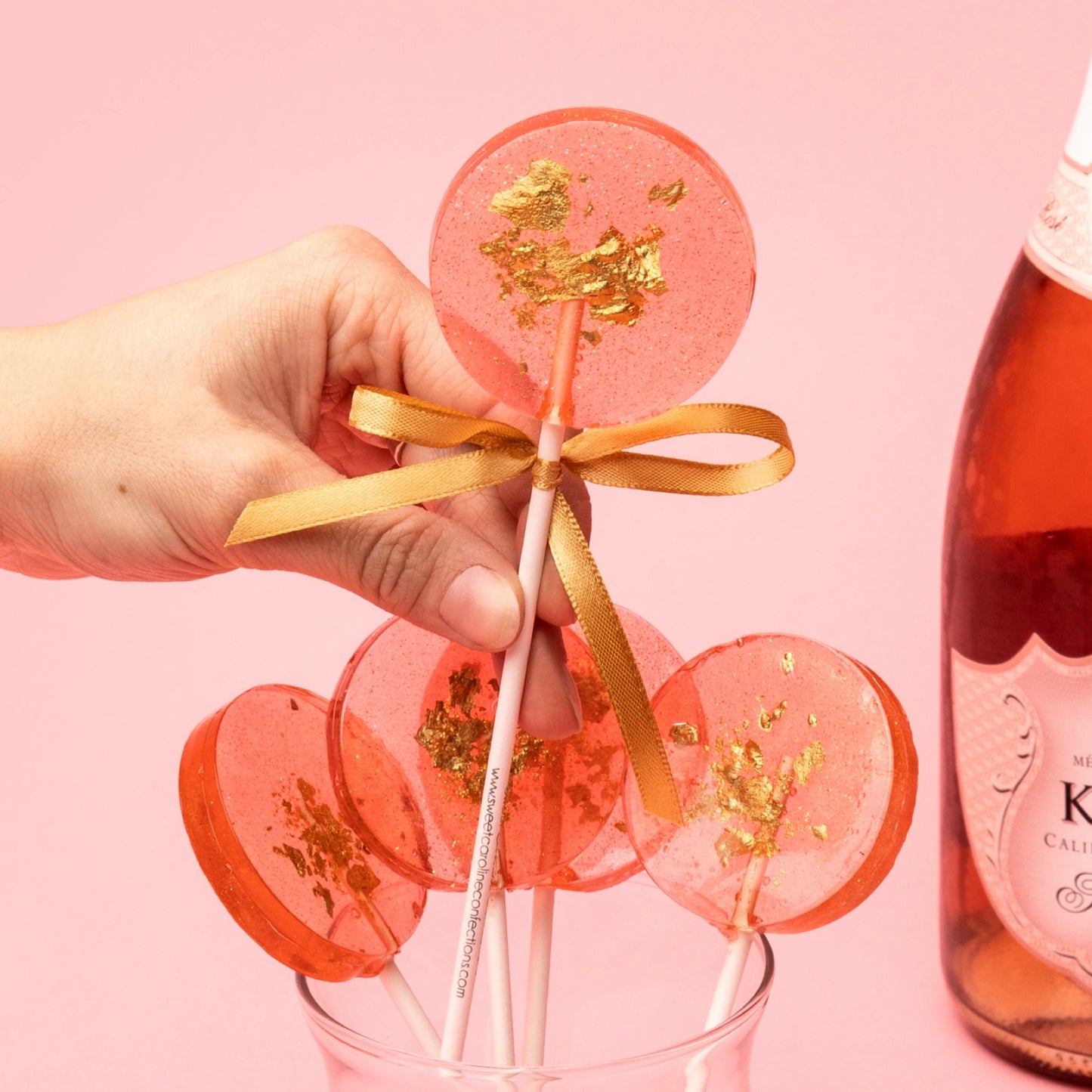 Rosé Wine Sparkle Lollipops, Rosé Wine Flavor