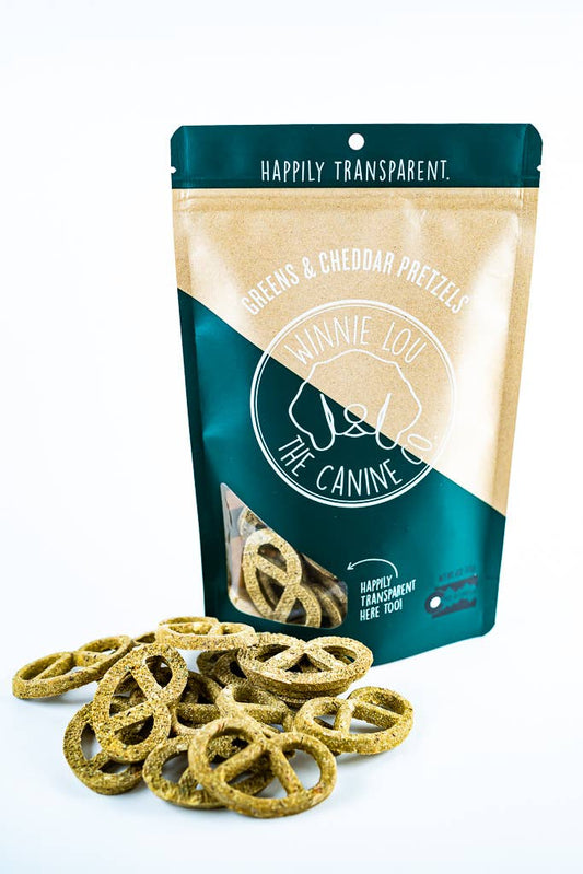 Greens & Cheddar Pretzels